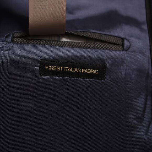 Massimo Dutti Super 130s Wool Navy Pinstripe Blazer Jacket Italian Size 58 - Picture 7 of 12